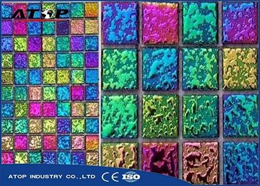 Rainbow Color Vacuum Coating Machine / Film PVD Vacuum Coating Equipment  For Ceramic Tiles