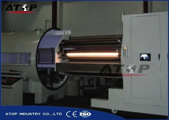 Induction Web Coating Machine With Horizontal Cylindrical Vacuum Chamber